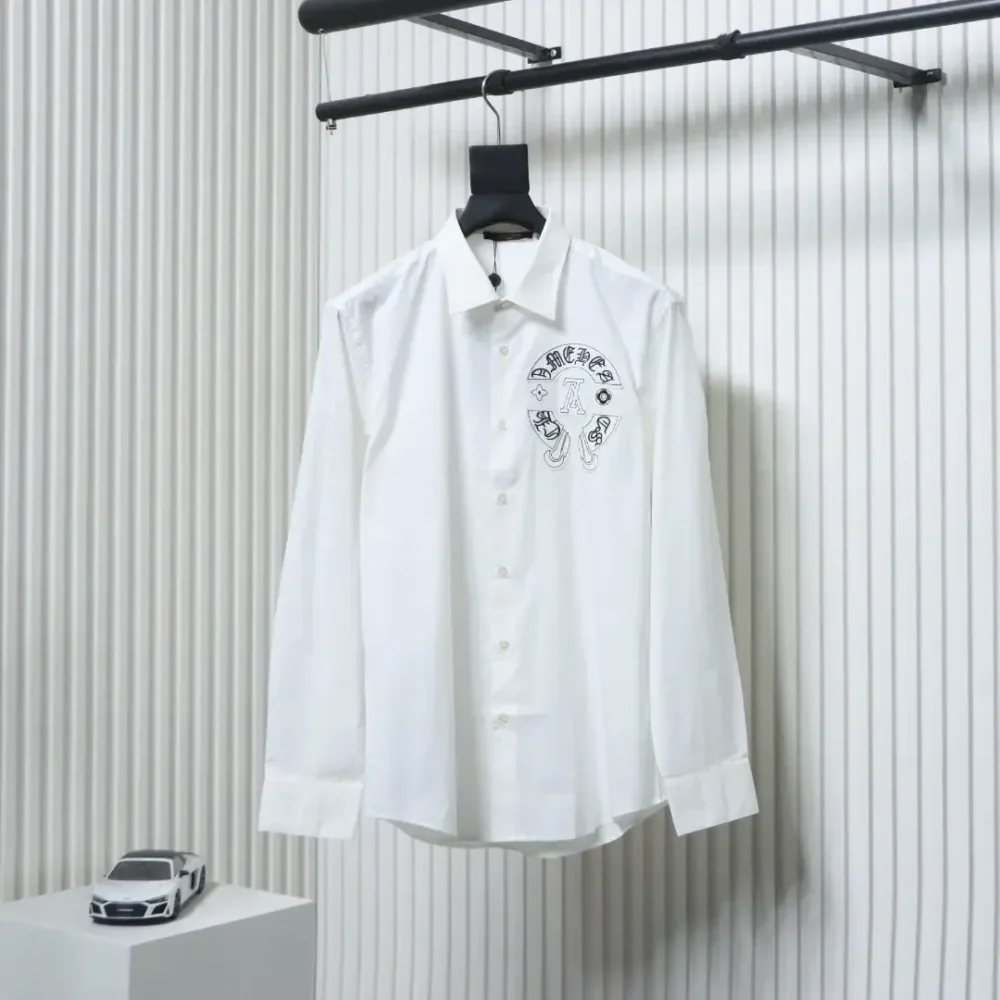 LU co-branded CH Chrome Hearts patch shirt - Image 11