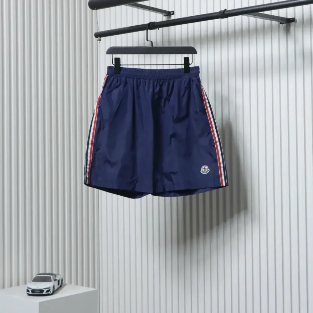 Moncler Exclusive Beach Shorts From Summer Channel With Side Woven Logo - Image 11