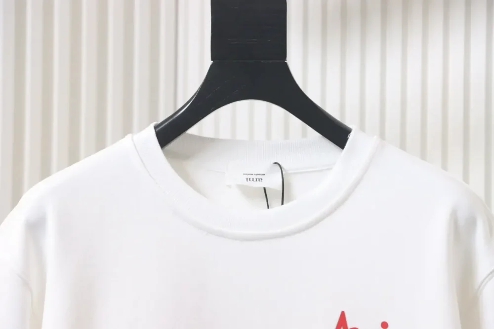 AMI Paris round neck sweatshirt with small letter - Image 3