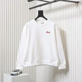 AMI Paris round neck sweatshirt with small letter