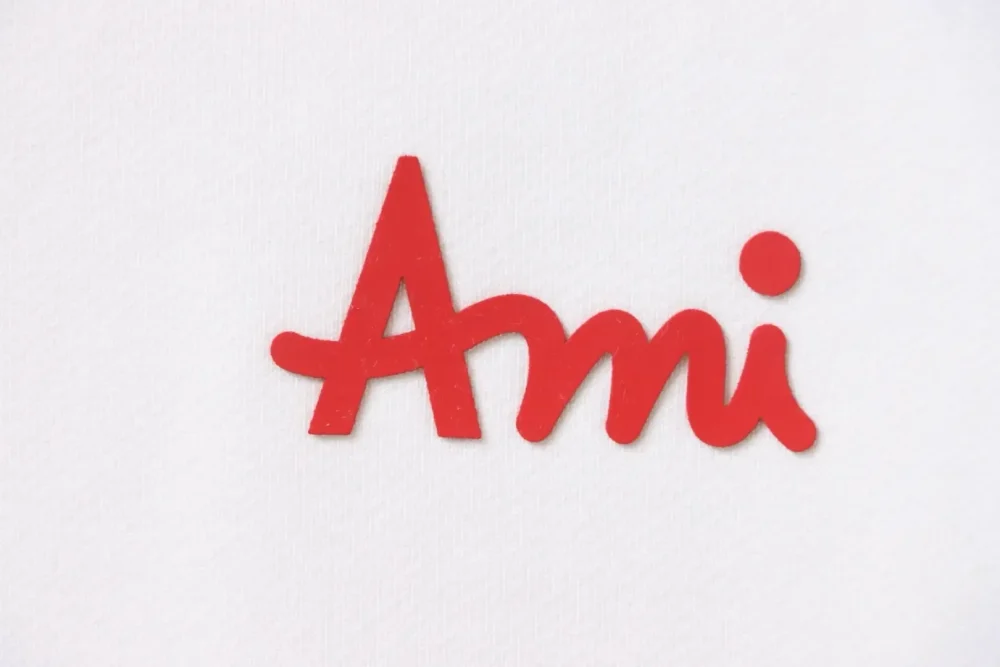 AMI Paris round neck sweatshirt with small letter - Image 5