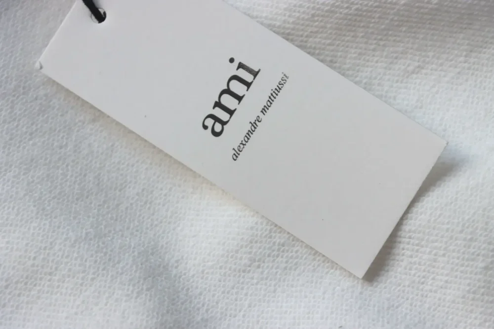 AMI Paris round neck sweatshirt with small letter - Image 10