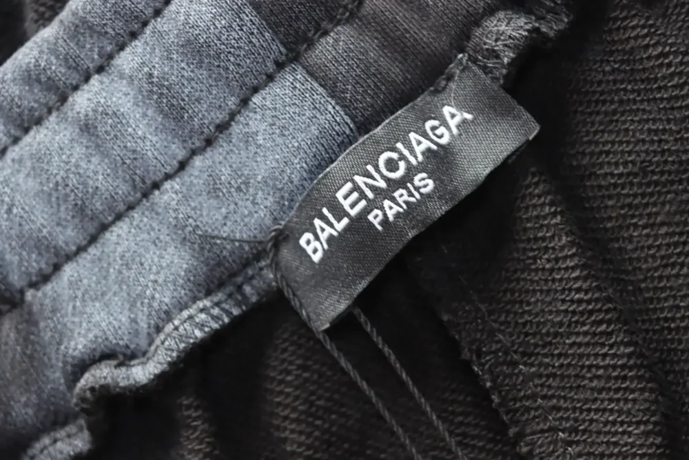 Balenciaga 24Fw Embroidered Washed Cola Mud Pants - Image 7