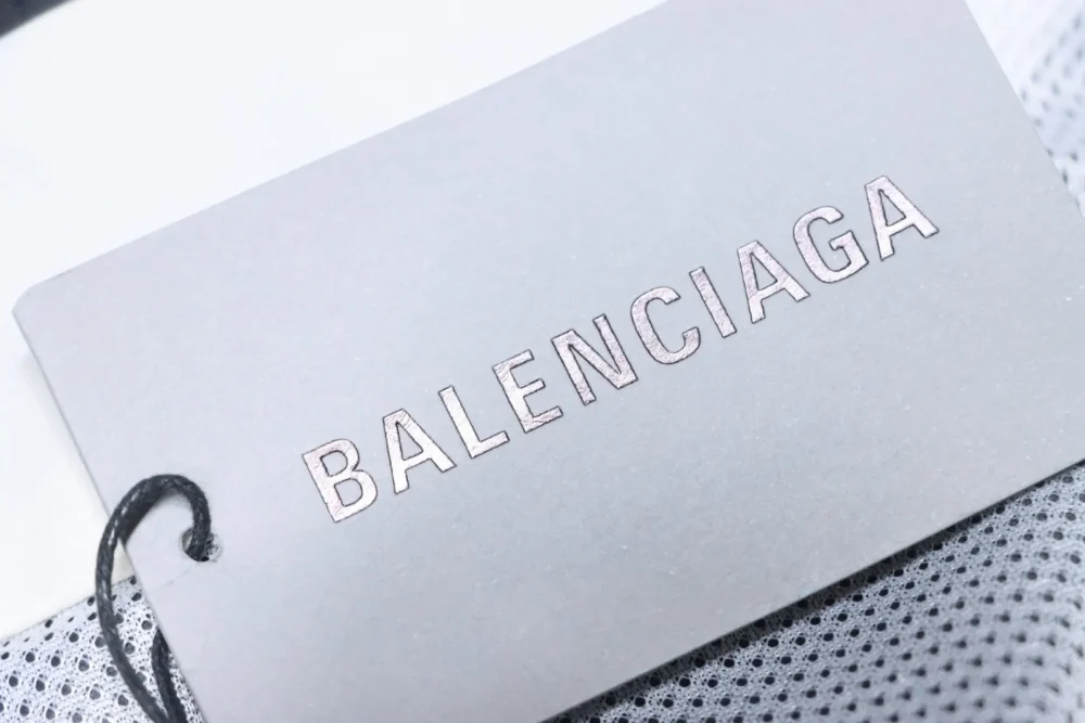 Balenciaga Blcg Destroyed Tracksuit Jacket In White And Grey With Double Stitching - Image 11