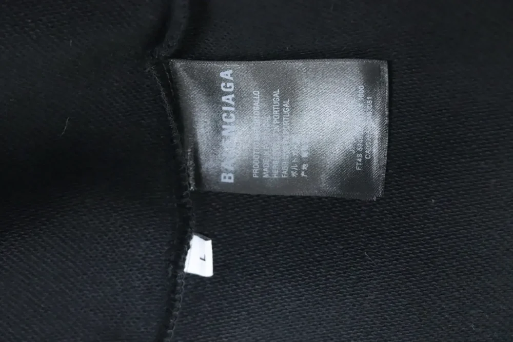 Balenciaga Crew Neck Sweatshirt With Embroidered Lettering - Image 8