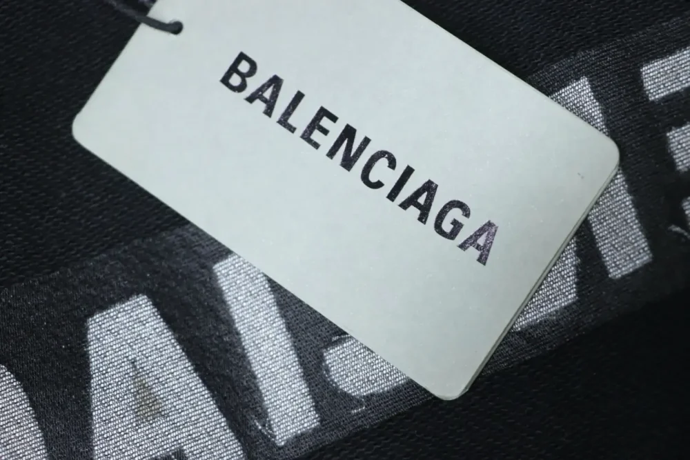 Balenciaga Crew Neck Sweatshirt With Embroidered Lettering - Image 10