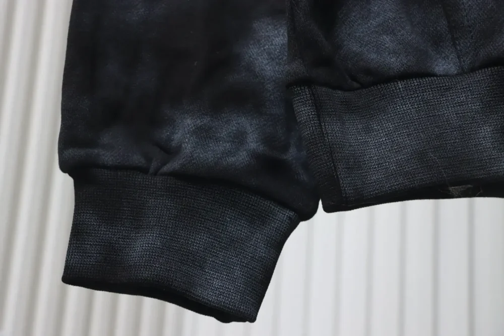 Balenciaga Hooded sweatshirt with cola embroidery and mud dye in used look XXL - Image 5