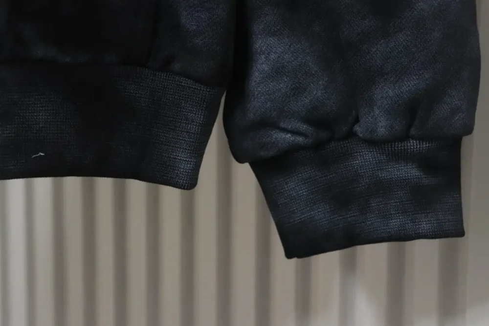Balenciaga Hooded sweatshirt with cola embroidery and mud dye in used look XXL - Image 6