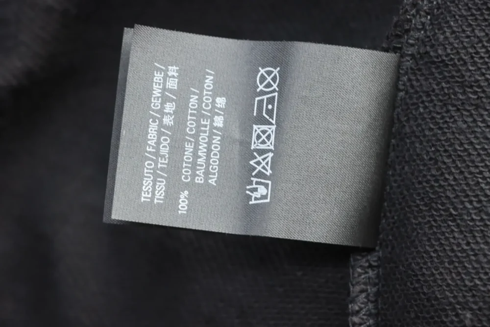 Balenciaga Hooded sweatshirt with cola embroidery and mud dye in used look XXL - Image 8
