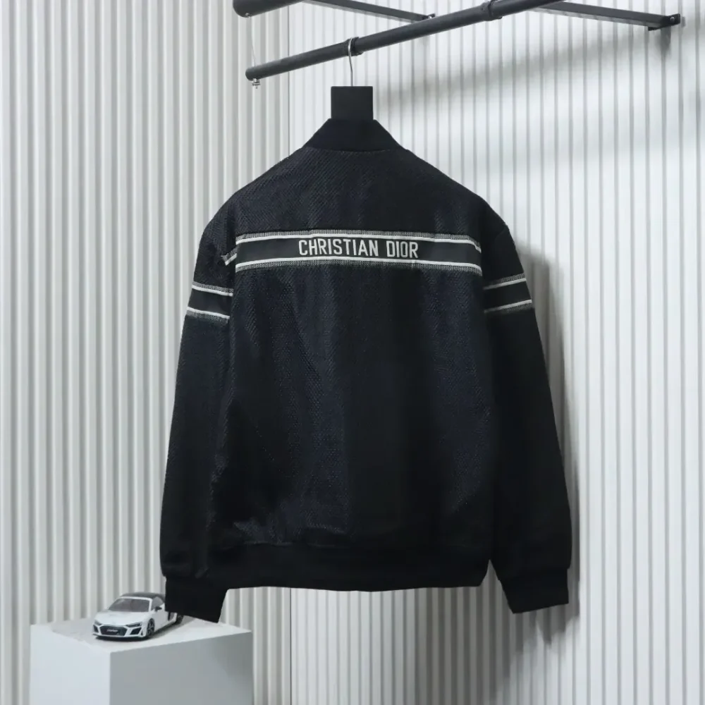Balenciaga Mesh Baseball Jacket - Image 2
