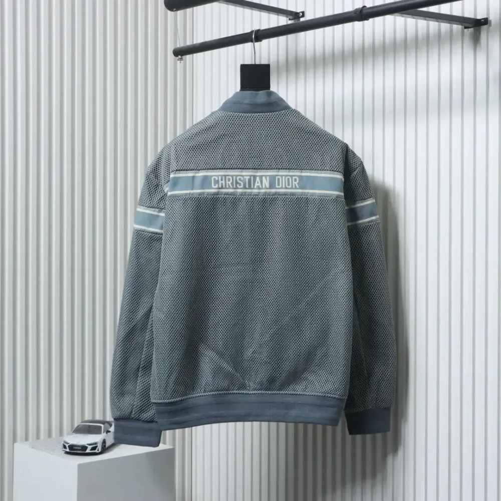 Balenciaga Mesh Baseball Jacket - Image 13