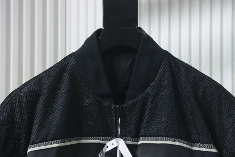 Balenciaga Mesh Baseball Jacket - Image 3