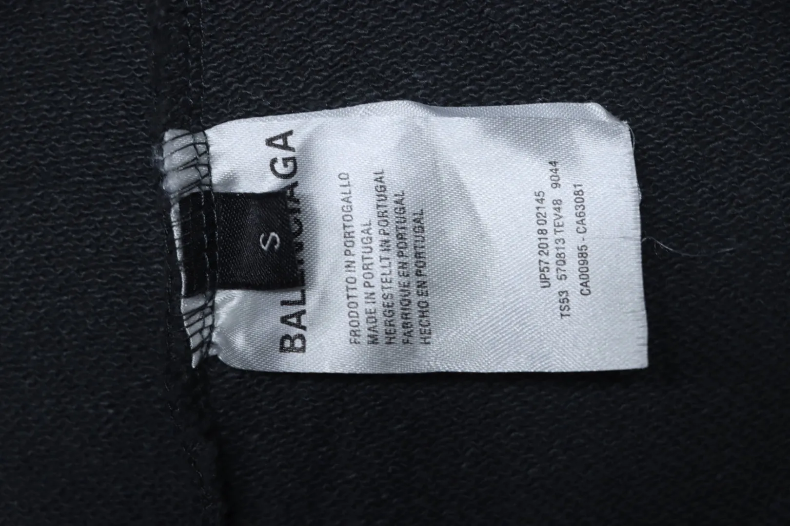 Balenciaga Ripped Double-B Logo Print Hoodie - Image 10
