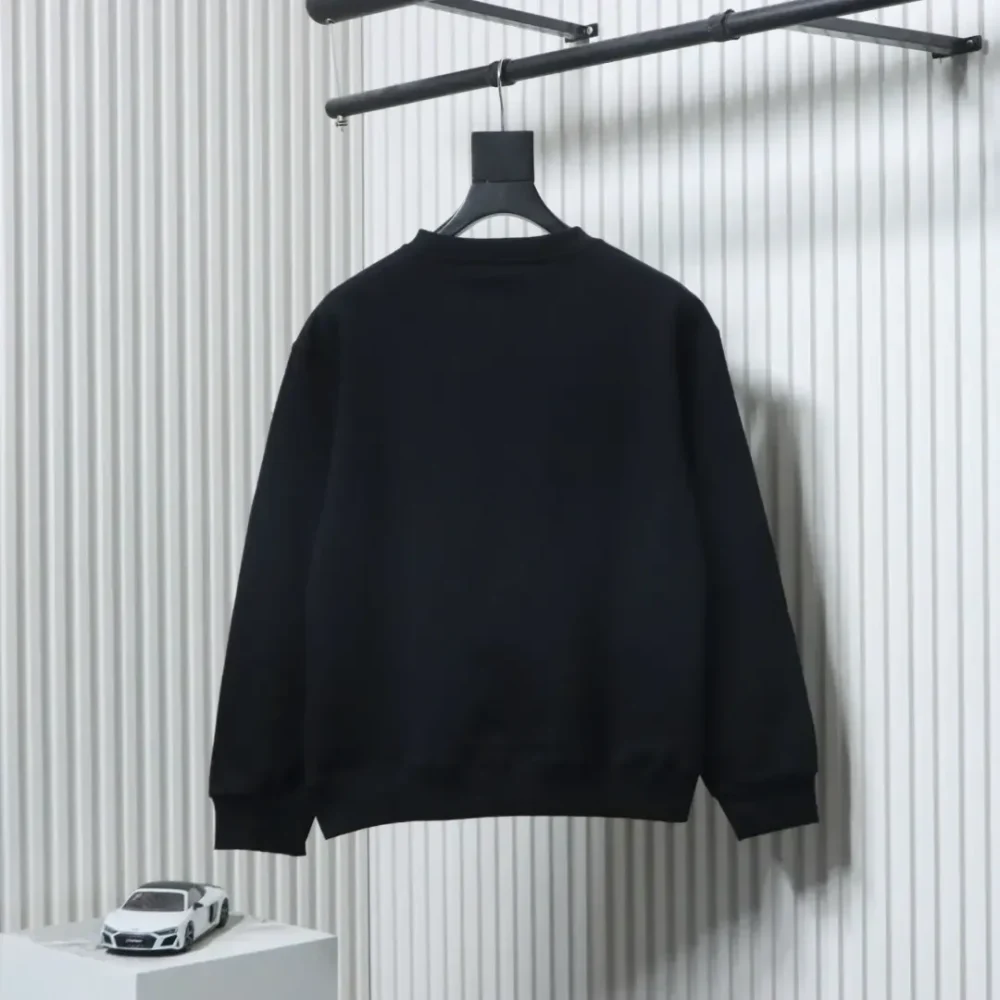 Balenciaga Round Neck Sweatshirt With Poker Lettering - Image 2