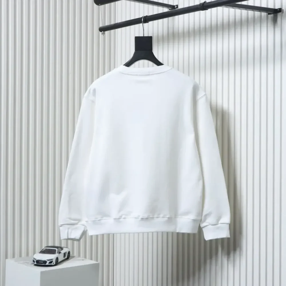 Balenciaga Round Neck Sweatshirt With Poker Lettering - Image 12