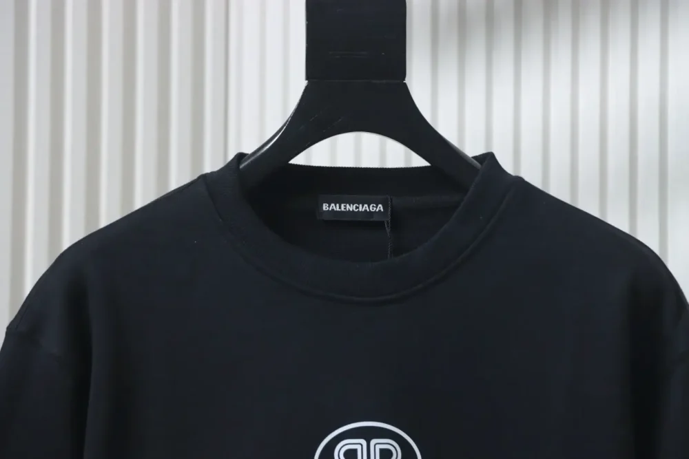 Balenciaga Round Neck Sweatshirt With Poker Lettering - Image 3