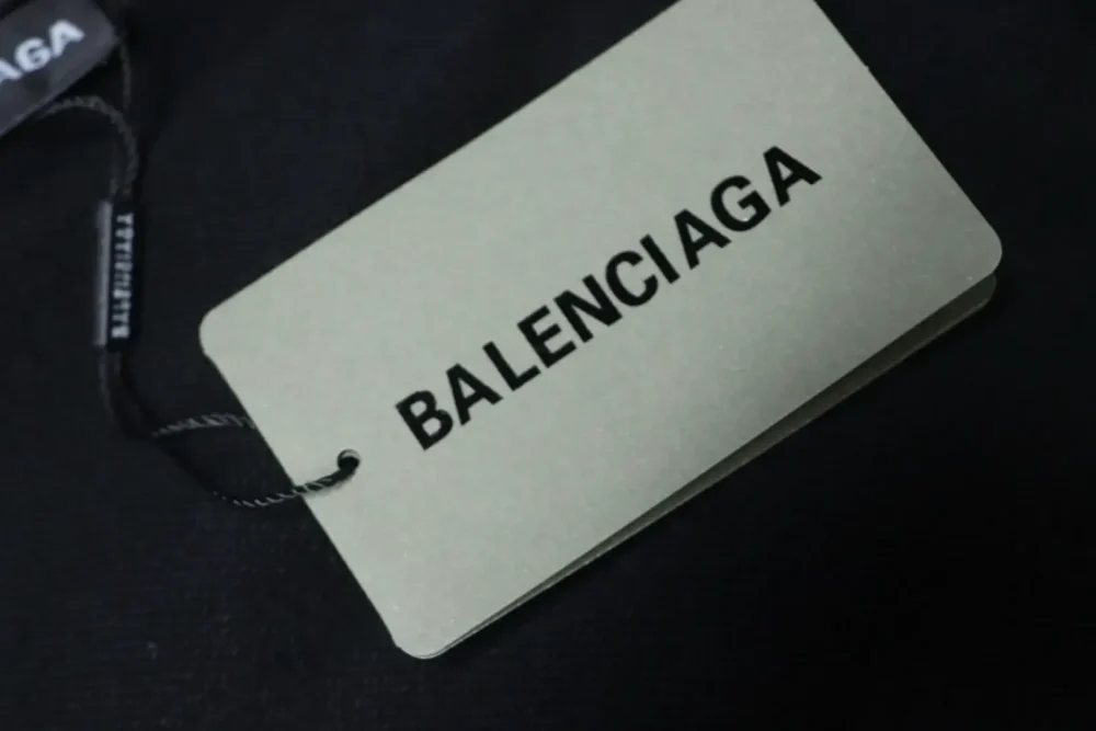 Balenciaga Round Neck Sweatshirt With Poker Lettering - Image 9