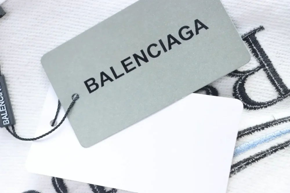 Balenciaga mud-colored distressed cola-embroidered hoodie XXL - Image 9
