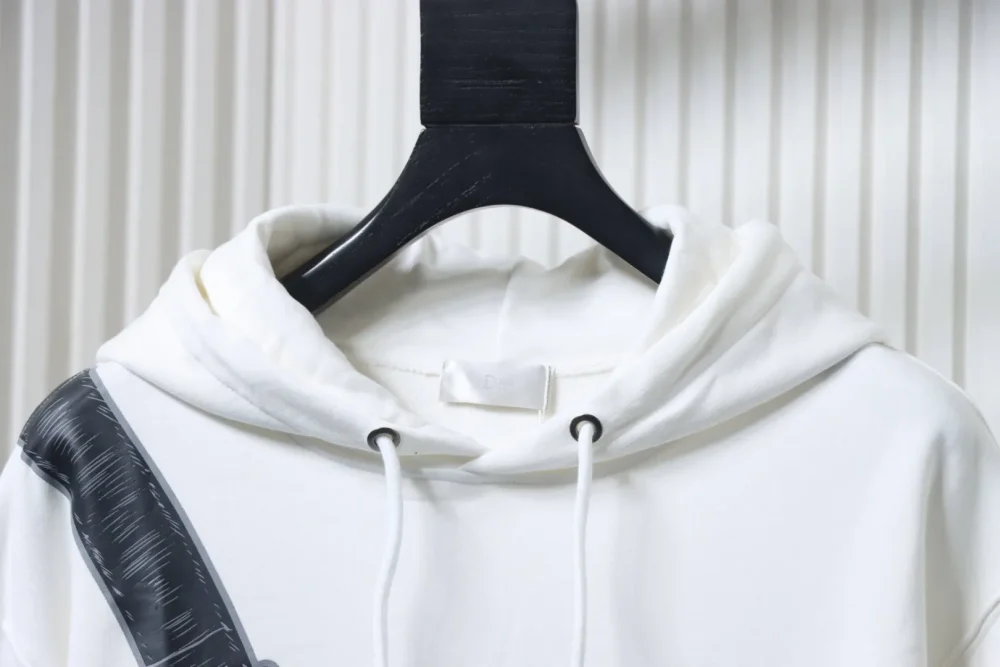 DI Saddlebag Print Hoodie Super Sale - Image 3