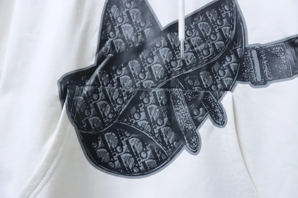 DI Saddlebag Print Hoodie Super Sale - Image 5