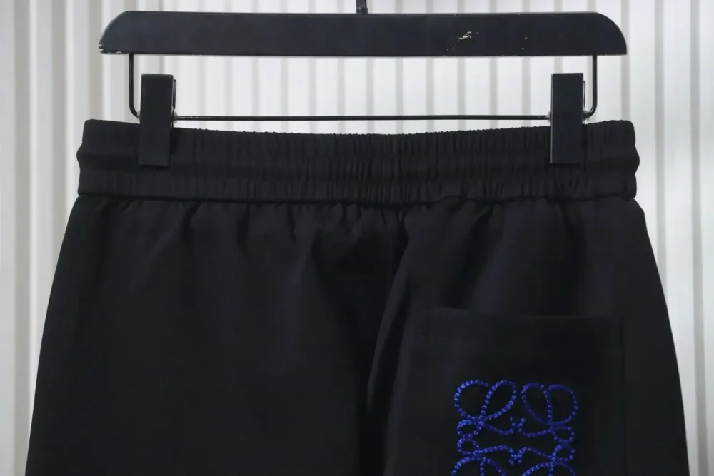 LO Cotton Leisure Trousers With Braided Embroidery On The Back Pockets - Image 4