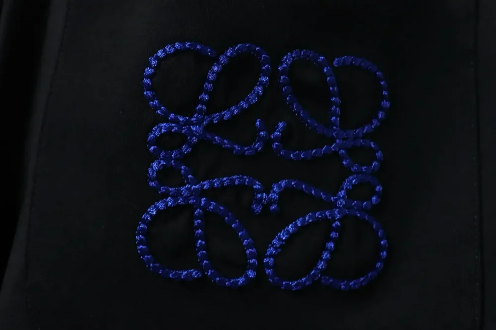 LO Cotton Leisure Trousers With Braided Embroidery On The Back Pockets - Image 8