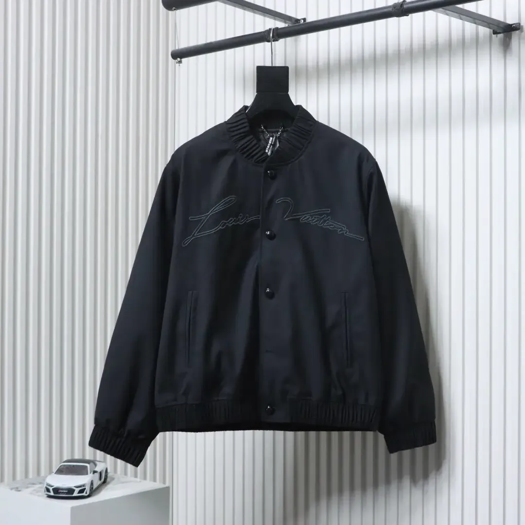 LU Baseball Aviator Jacket With Embroidered Pharrell Silhouette - Image 10