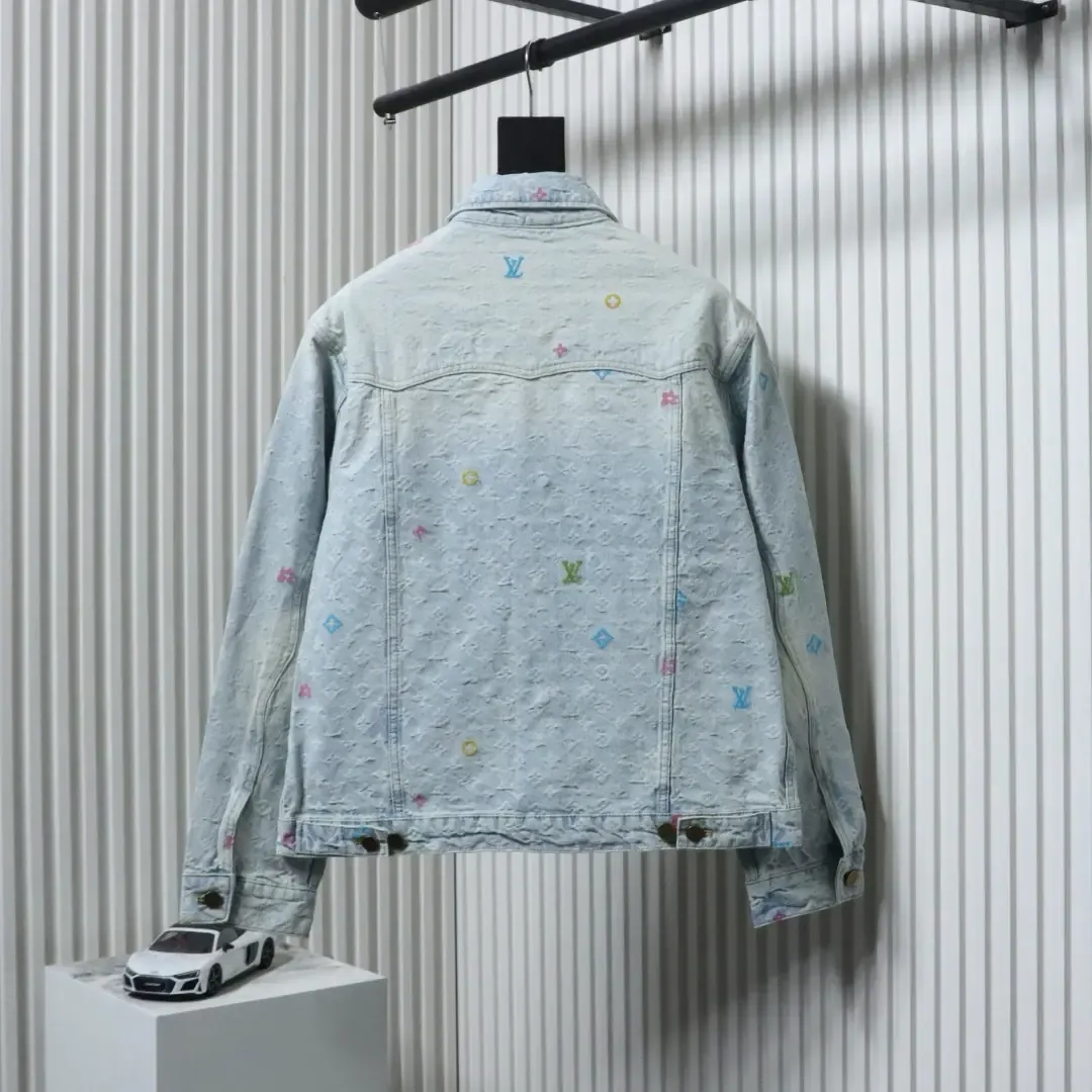 LU Co-Branded Denim Jacket With Candy Embroidery - Image 2