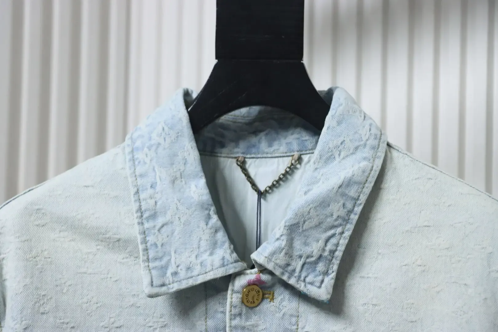 LU Co-Branded Denim Jacket With Candy Embroidery - Image 3
