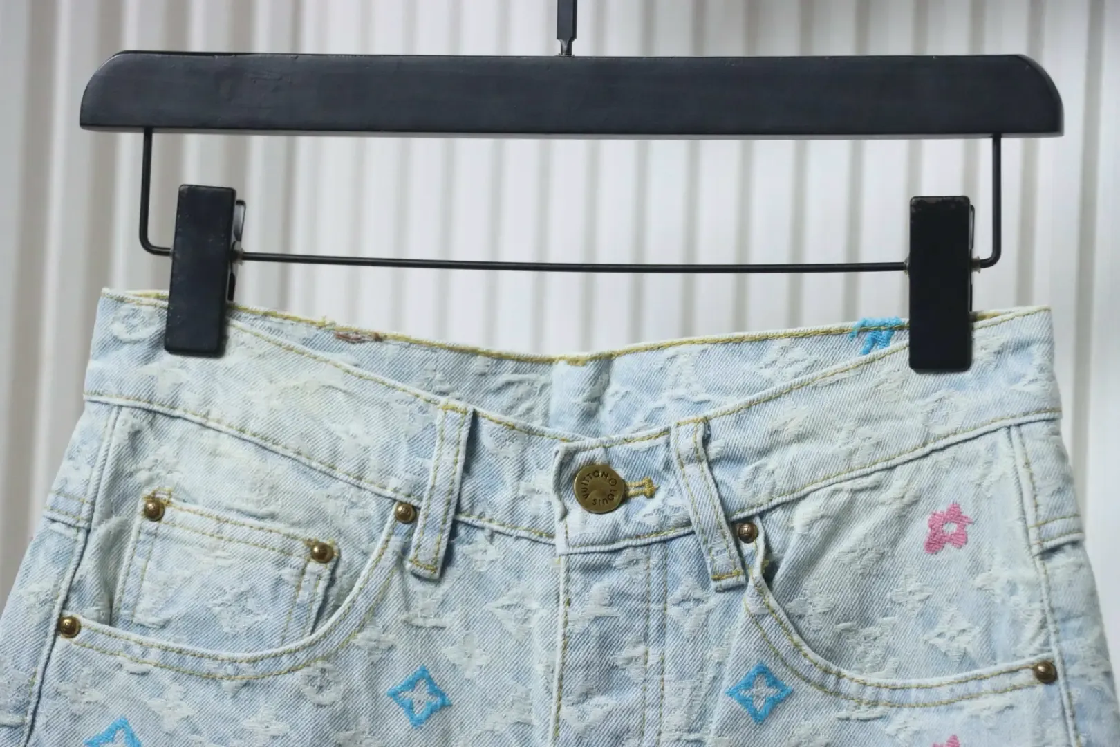 LU Co-Branded Jeans With Candy Embroidery - Image 3