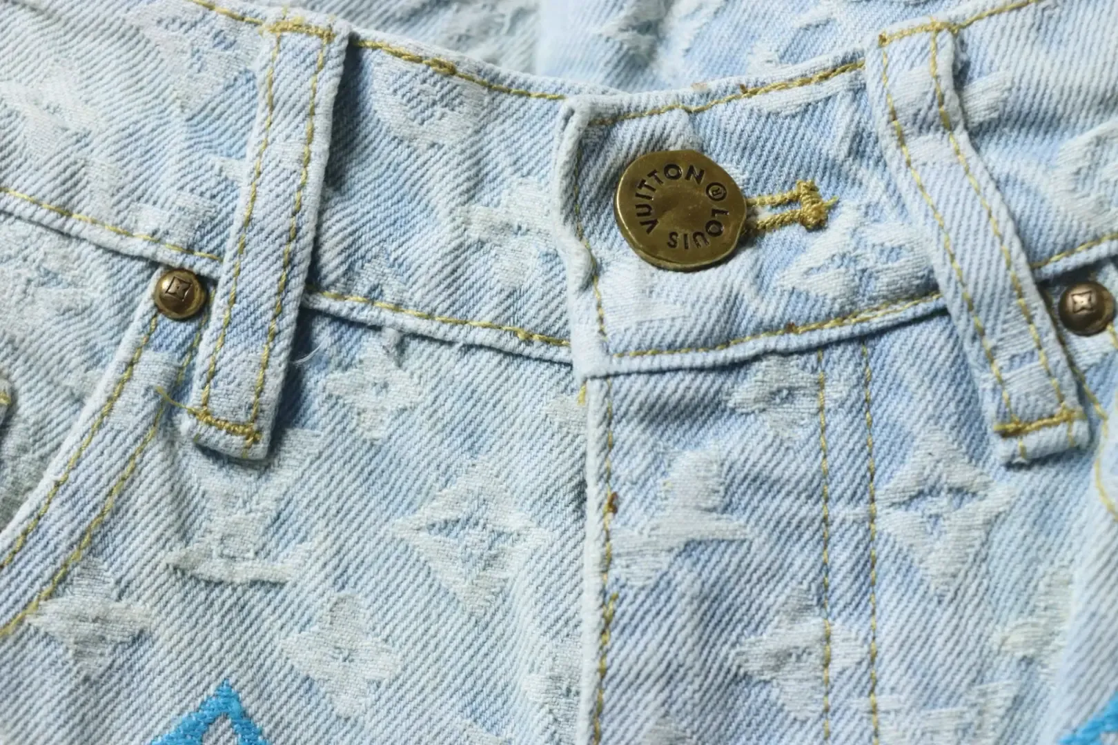 LU Co-Branded Jeans With Candy Embroidery - Image 5
