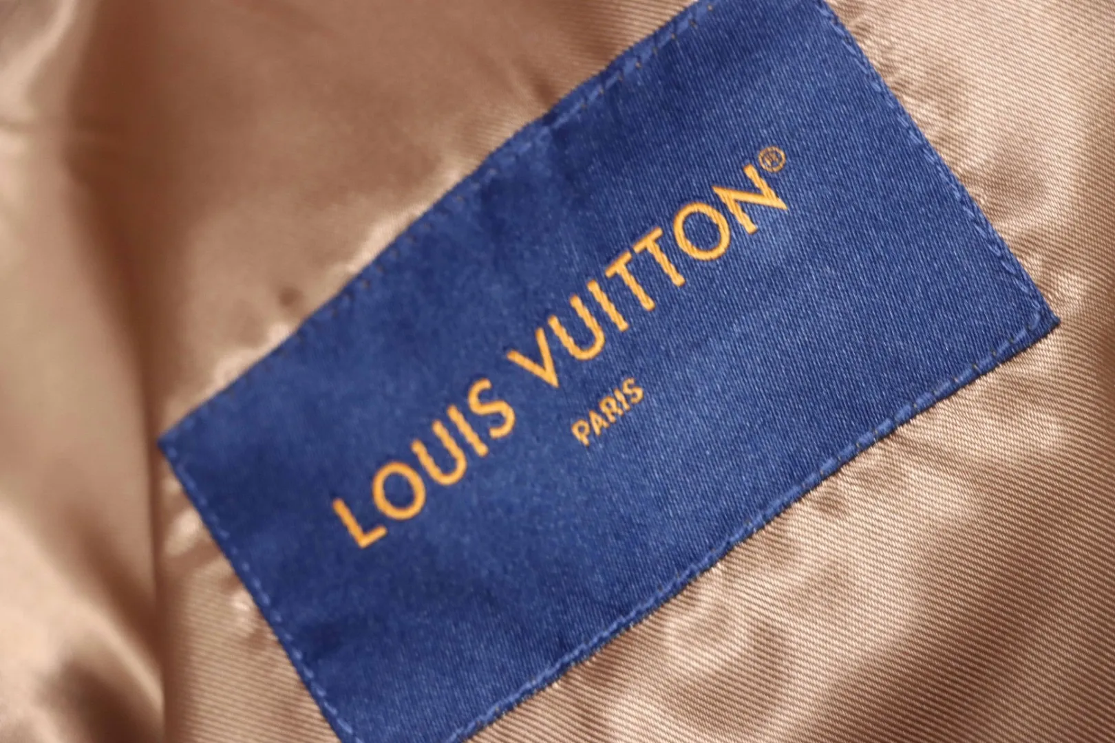 LU Jacket With Embroidered Badge And All-Over Monogram Check Pattern - Image 10