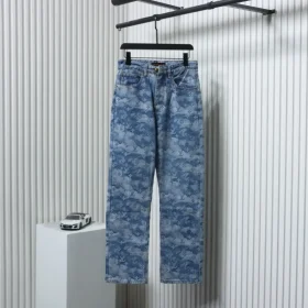 LU Jacquard Jeans With Cloud Print