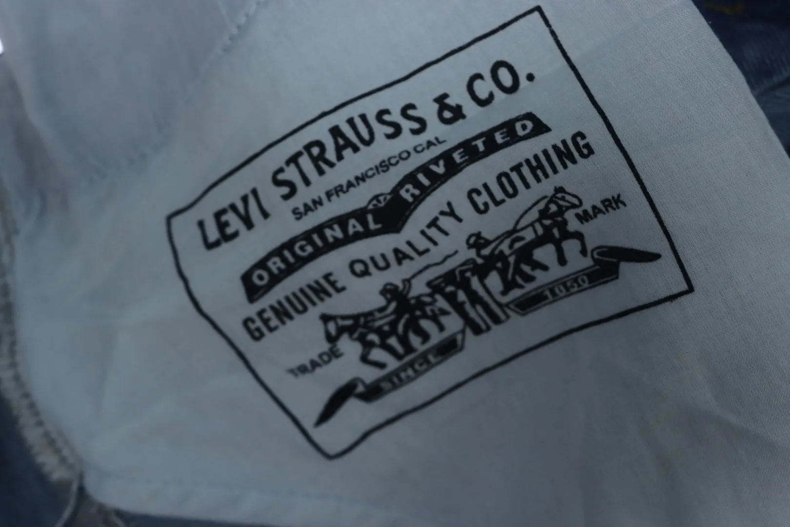 Levi’S X Nike Loose Casual Denim Jacket With Button And Double Pocket, Logo And Comfortable Lapel - Image 10