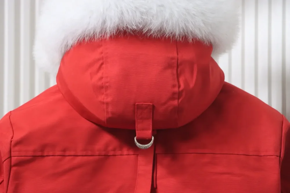 M00Se Knuck1Es Classic Ladies Down Jacket With Chest Fur Ball - Image 4