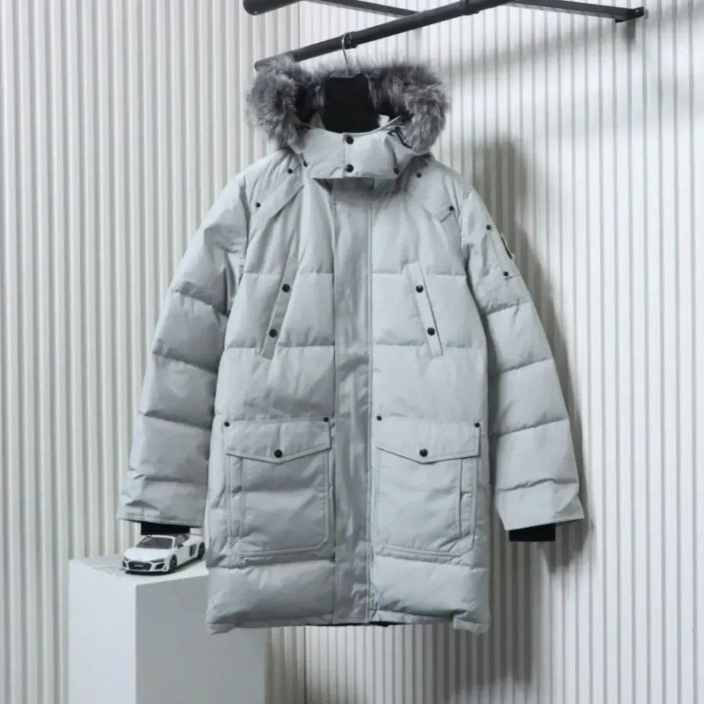 M00Se Knuck1Es Classic Long Down Jacket - Image 19