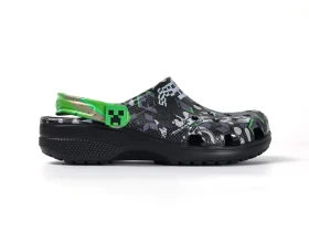 Minecraft x Crocs Classic Clog Black Multicolor