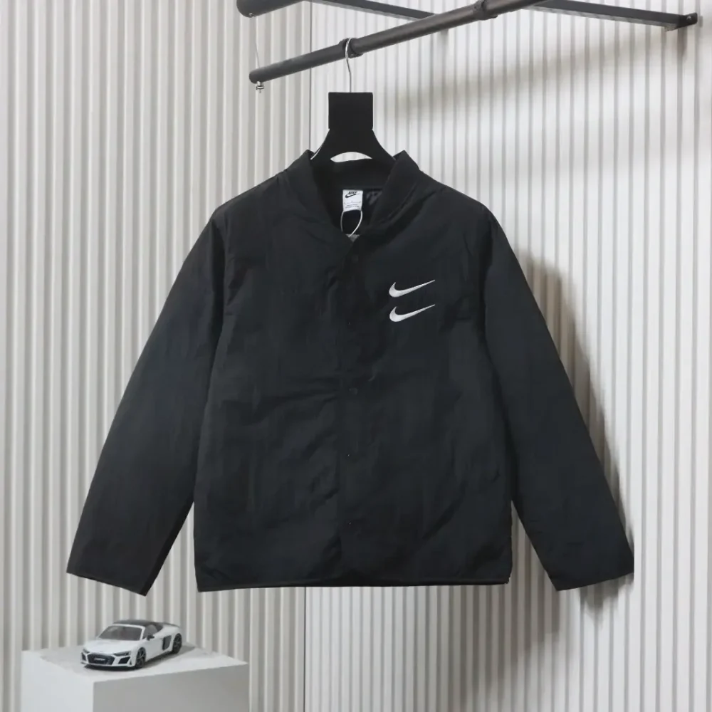 Nike Sportswear Loose Quilted Jacket with Swoosh Embroidery and Double Hook XXL