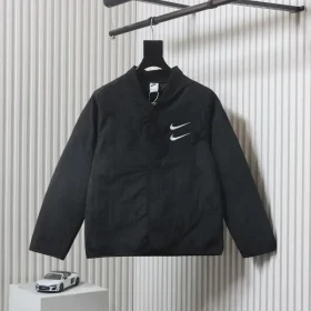 Nike Sportswear Loose Quilted Jacket with Swoosh Embroidery and Double Hook XXL