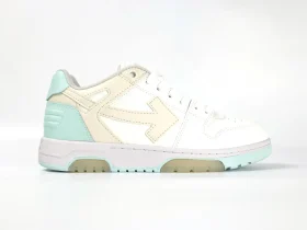 Off-White Out Of Office Sneakers White Blue Yellow