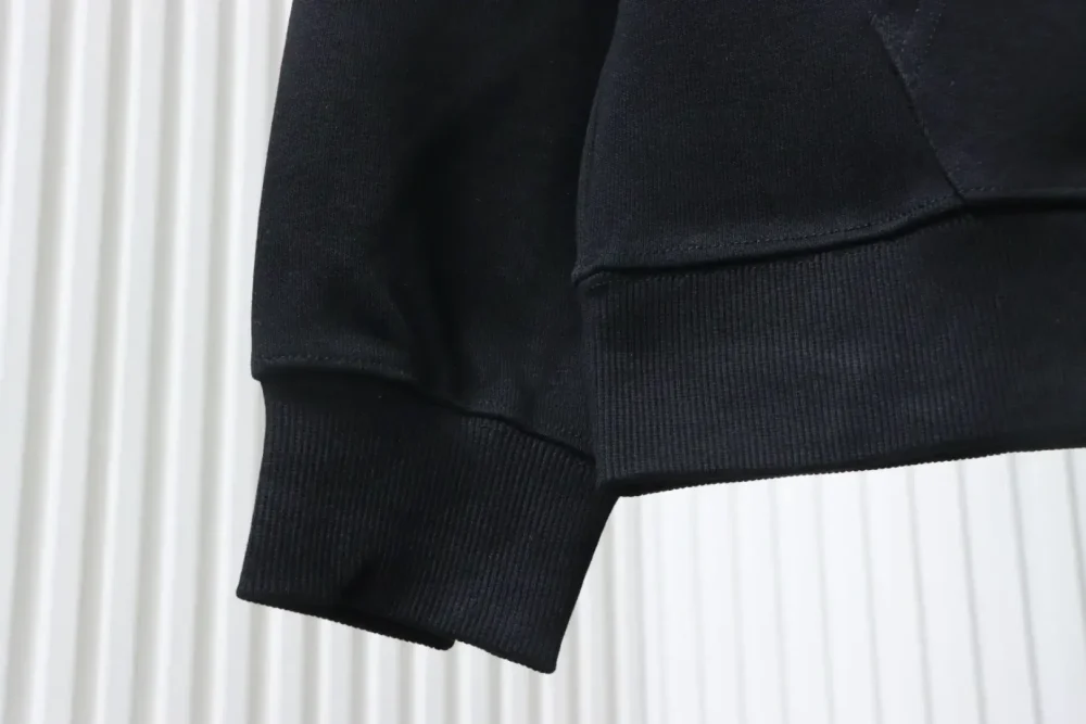 PD Hooded sweatshirt with triangle logo and fake zip pocket XXL - Image 5