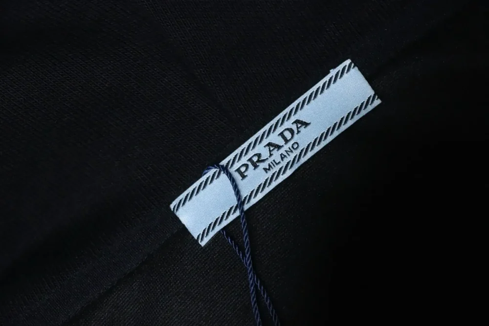 PD Hooded sweatshirt with triangle logo and fake zip pocket XXL - Image 8