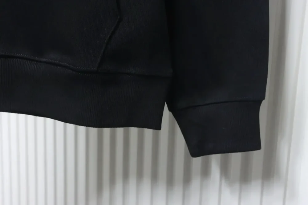 PD Hooded sweatshirt with triangle logo and fake zip pocket XXL - Image 9