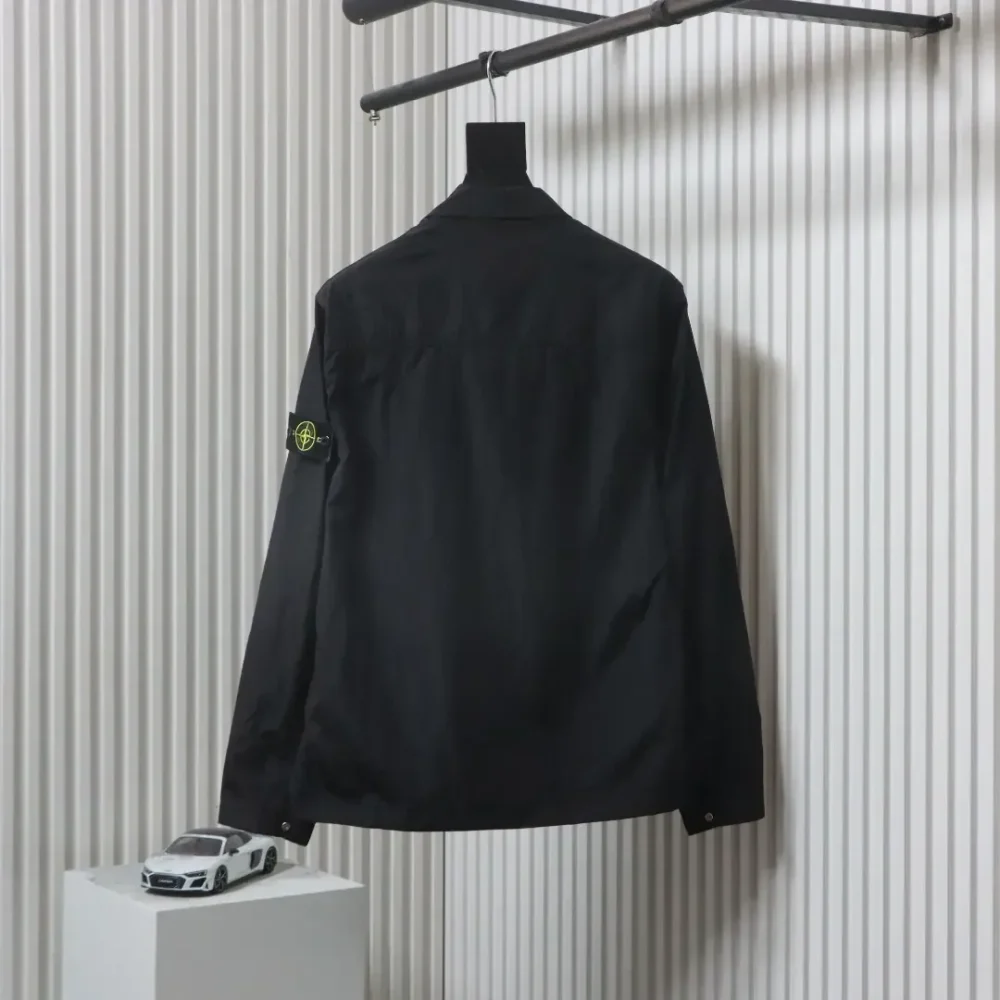 SI Plain jacket with logo patch on the lapel and one pocket as well as zip closure XXL - Image 2