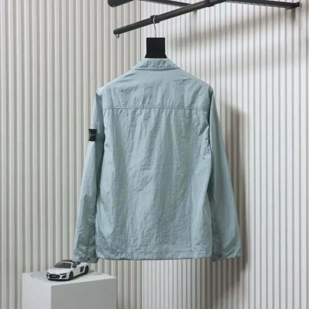 SI Plain jacket with logo patch on the lapel and one pocket as well as zip closure XXL - Image 13