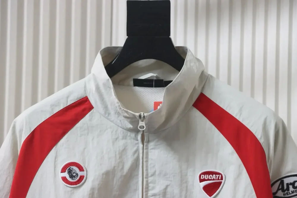 Supreme Ducati Co-Branded Logo Print In Contrast Color - Sports Jacket - Image 3