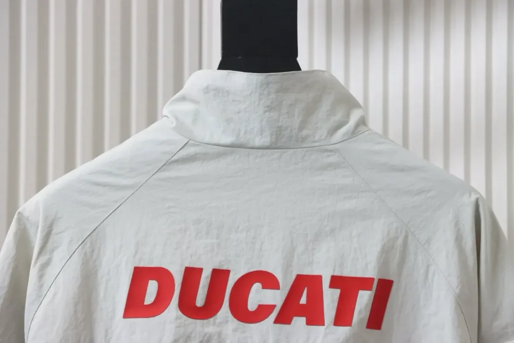 Supreme Ducati Co-Branded Logo Print In Contrast Color - Sports Jacket - Image 4