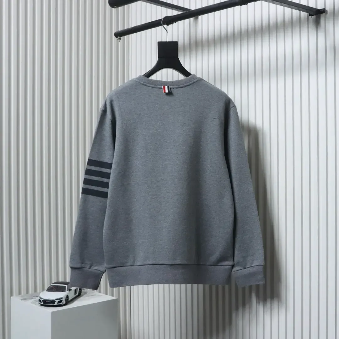 TB Four-Bar Crew Neck Sweatshirt Yarn Dyed - Image 13