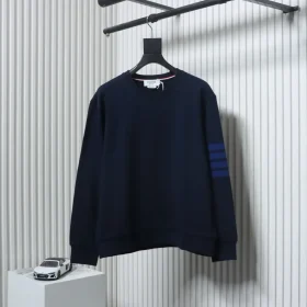 TB Four-Bar Crew Neck Sweatshirt Yarn Dyed