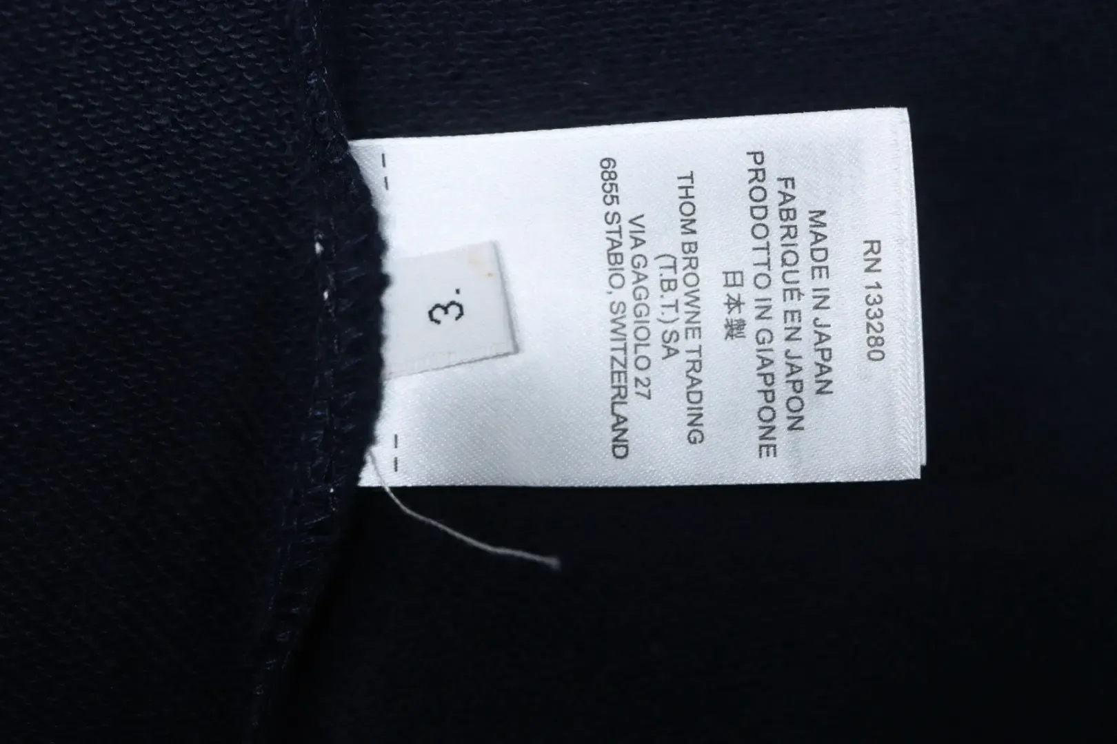 TB Four-Bar Crew Neck Sweatshirt Yarn Dyed - Image 9